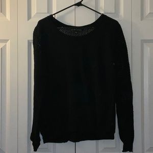 Rock & Republic Open weave knit sweater size large